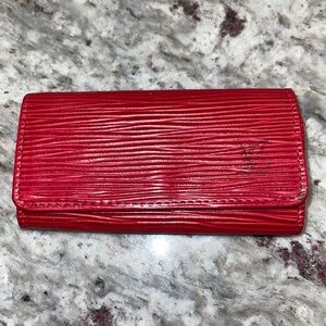Louis Vuitton Epi leather wallet key holder